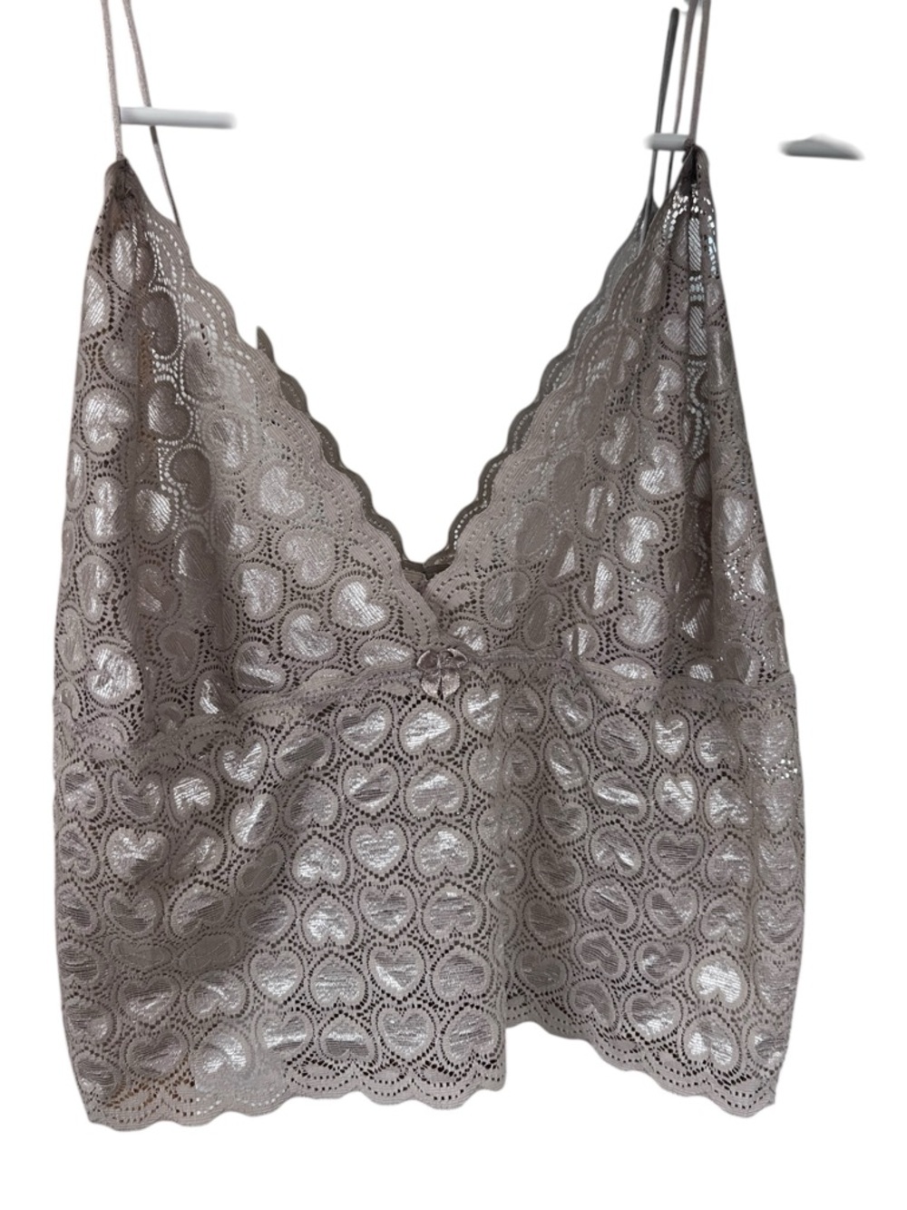 Joe Boxer Taupe Lace Bandeau Camisole